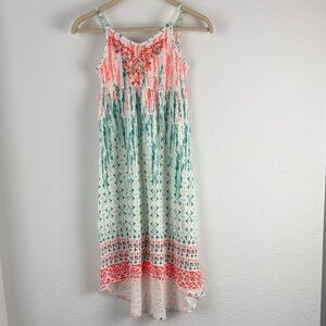 Lucky Brand Kids Dress in Coral and Teal